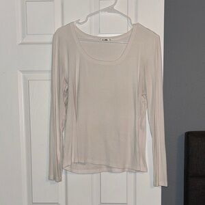 Women's white Long Sleeve Top - 2x